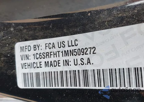 2021 Ram 1500 Limited 4X4 5'7 Box from USA, damaged, VIN 1C6SRFHT1MN509272